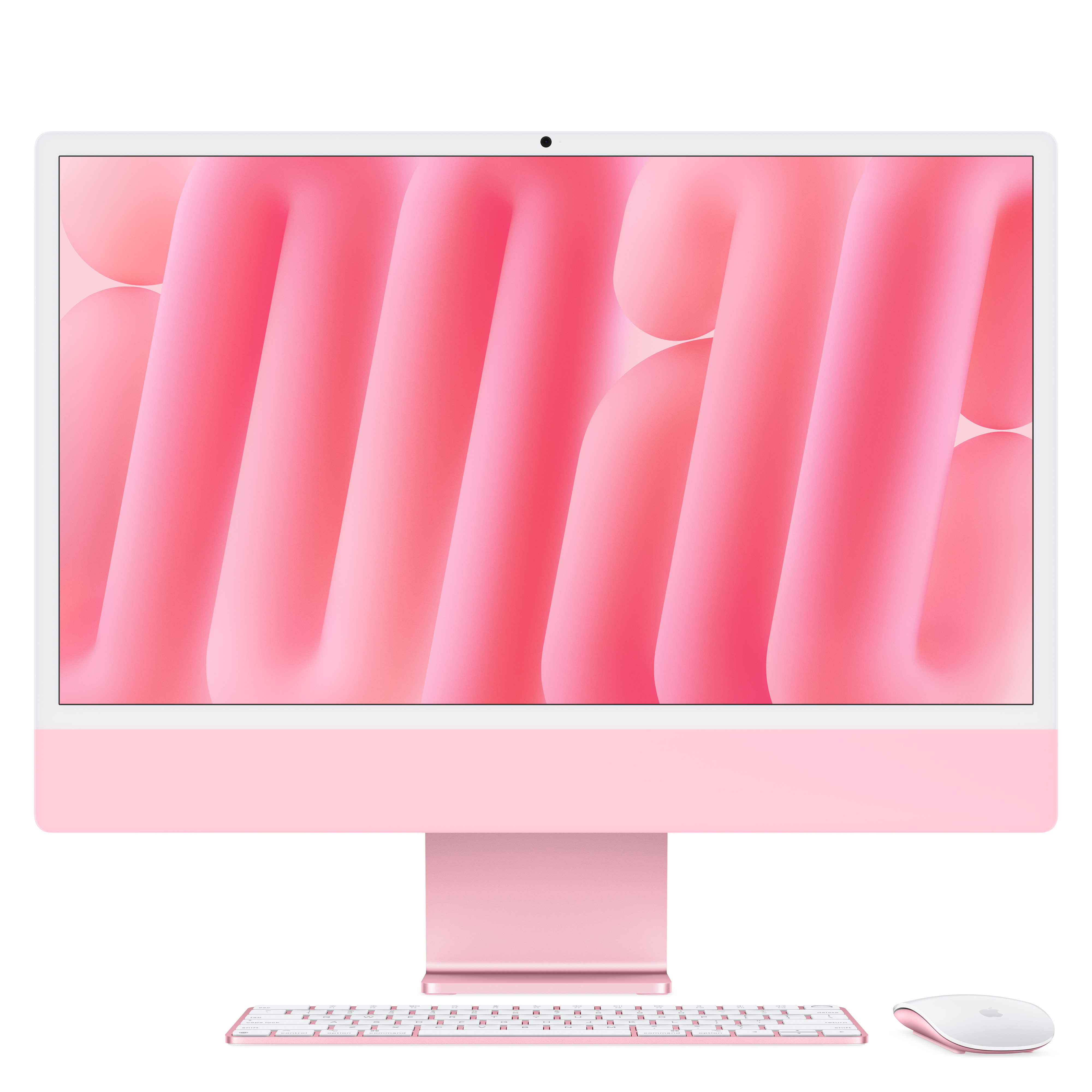 Apple iMac 24-inch with Retina 4.5K display: M4 chip with 10-core CPU and 10-core GPU, 24GB, 512GB SSD - Pink