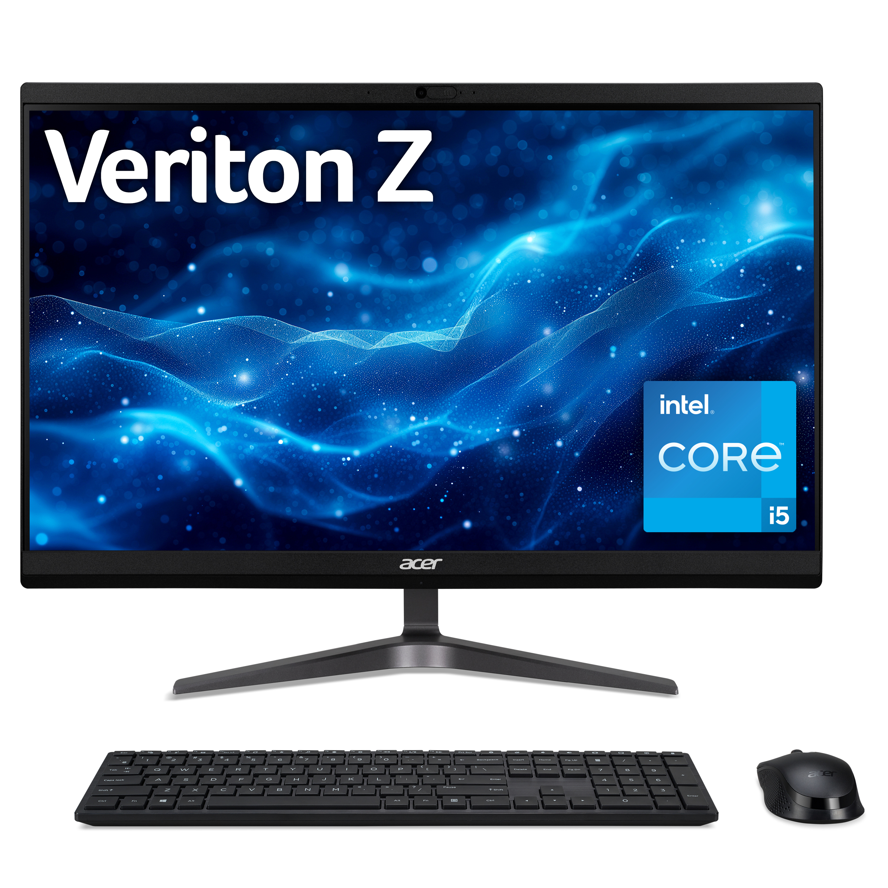 Acer Veriton DQ.R1SEK.002 All-in-One PC/workstation Intel® Core™ i5 i5-12450H 60.5 cm (23.8") 1920 x 1080 pixels 8 GB DDR4-SDRAM 512 GB SSD Windows 11 Pro Wi-Fi 6 (802.11ax) Black