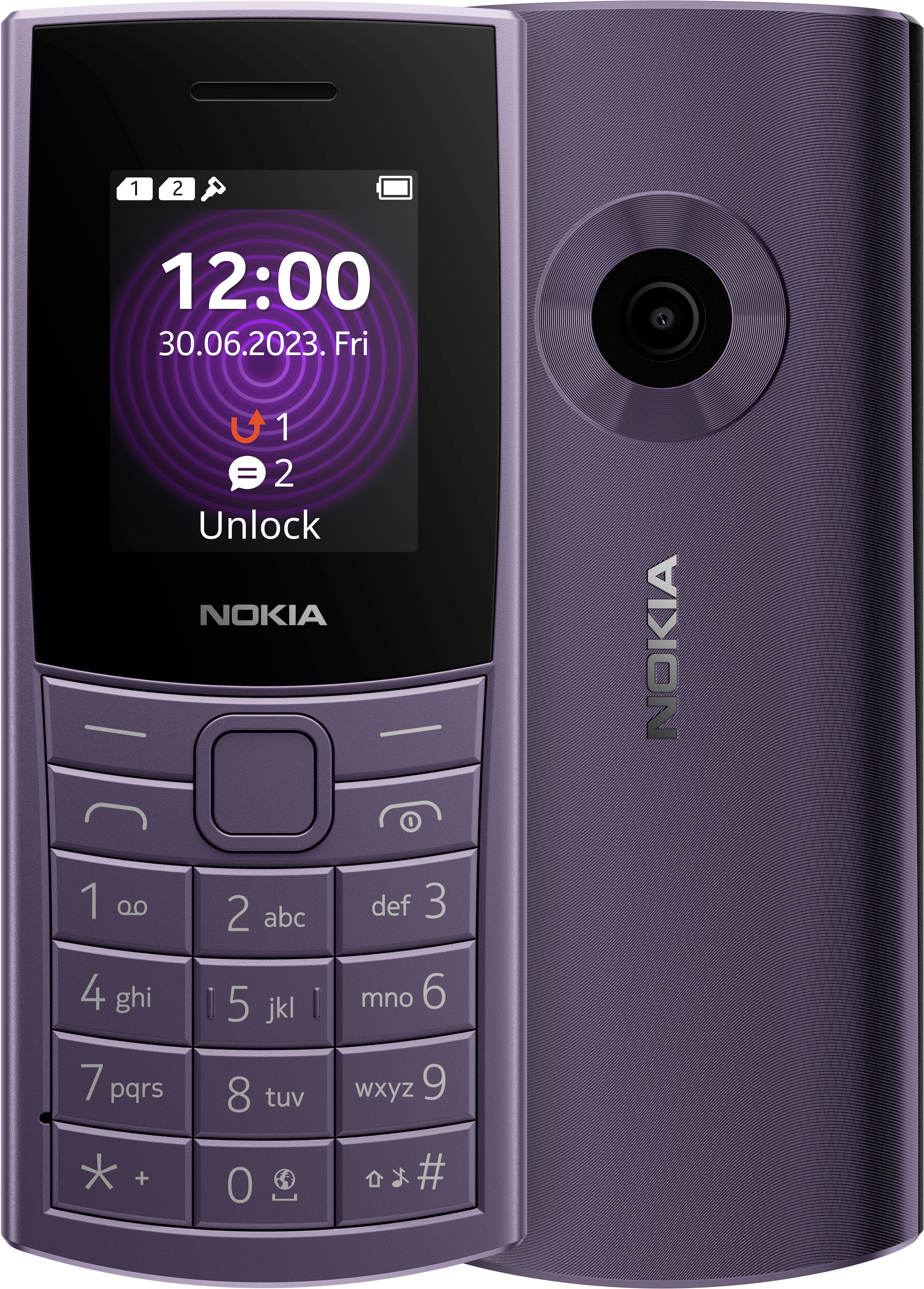 Nokia 110 4G (2023) 4.57 cm (1.8") 94.5 g Purple Feature phone