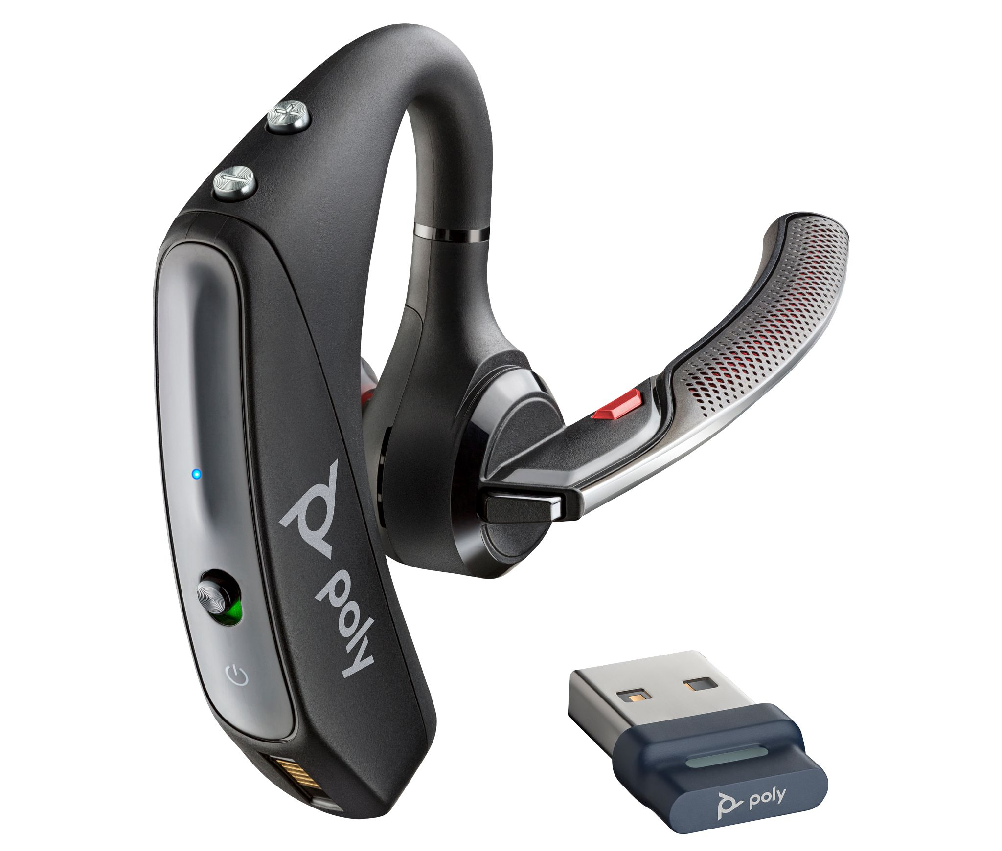 POLY Voyager 5200 UC USB-A Headset +BT600 Dongle TAA