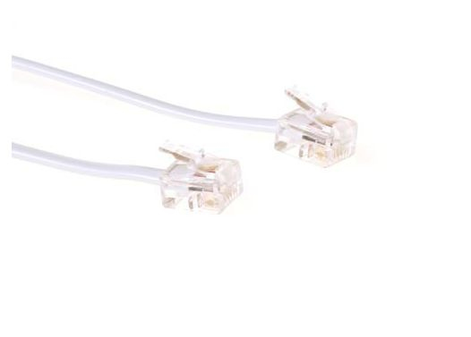 Microconnect MPK181W telephone cable 1 m White