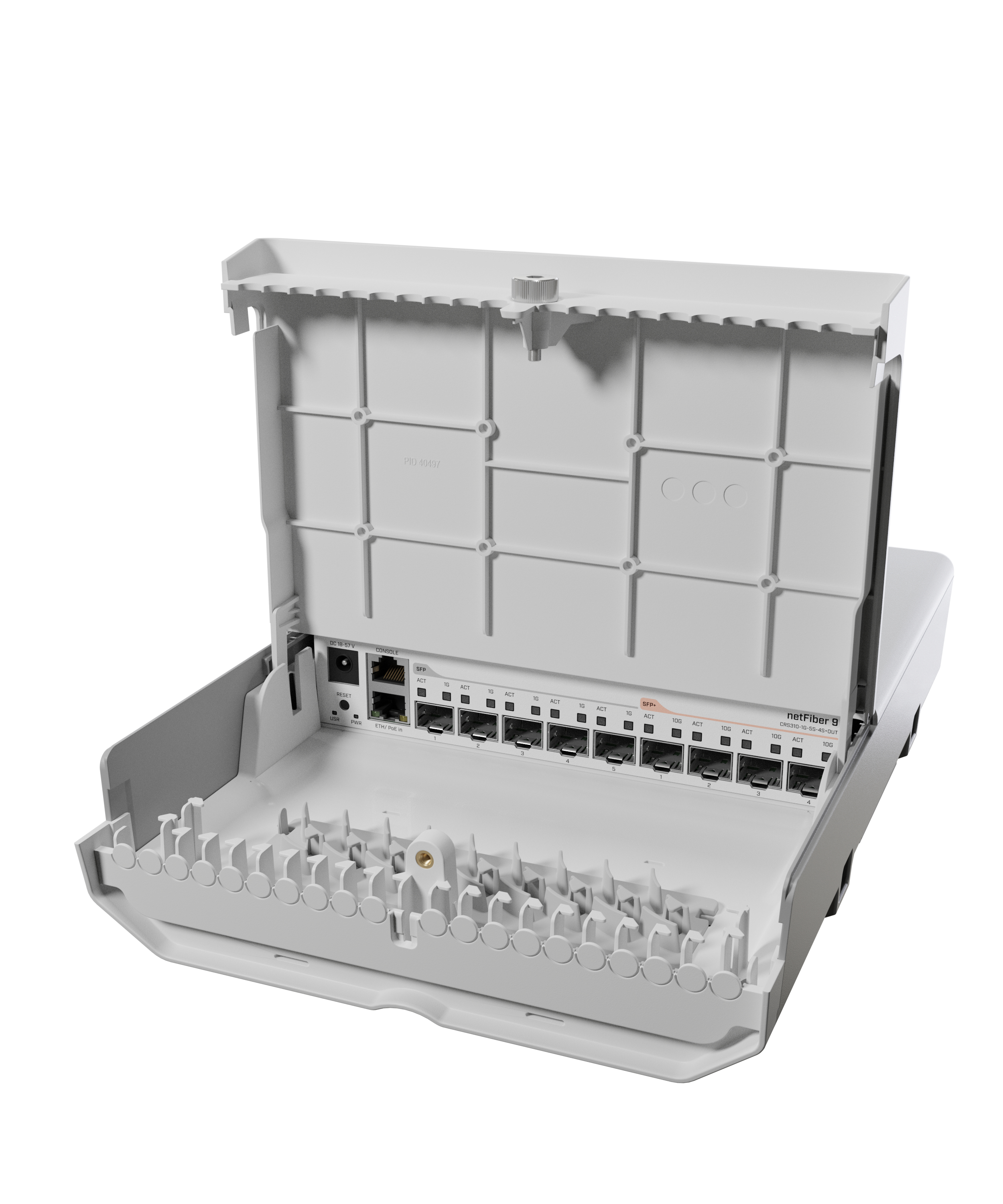 Mikrotik netFiber 9 Gigabit Ethernet (10/100/1000) Power over Ethernet (PoE) White