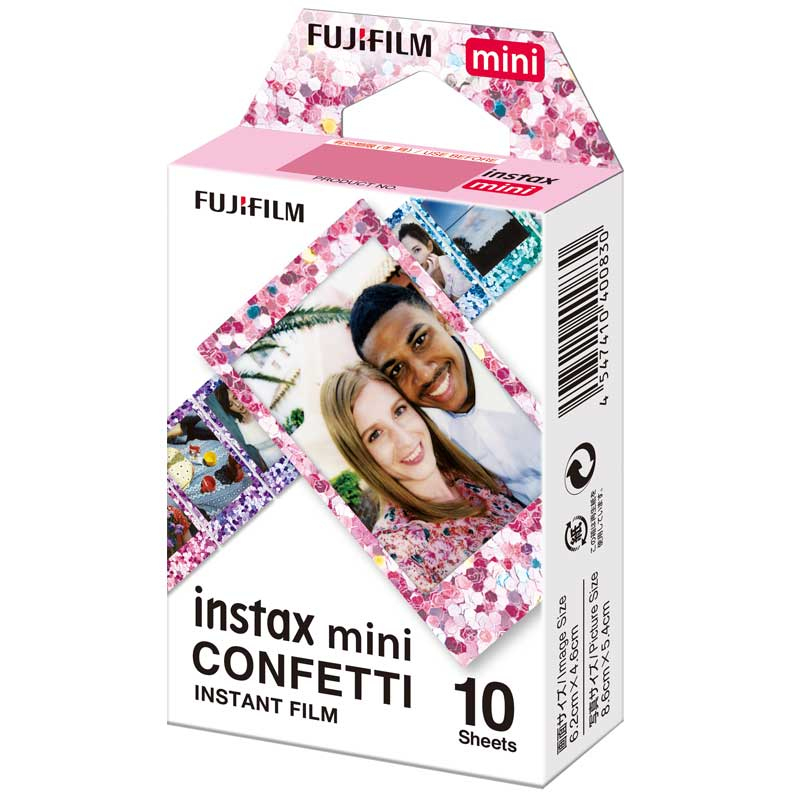 Fujifilm Instax Film mini 10 Shots - Confetti instant picture film 10 pc(s) 54 x 86 mm