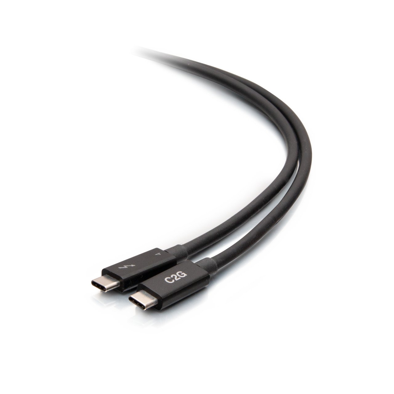 C2G 2.6ft (0.8m) ThunderboltTM 4 USB-C® Cable (40Gbps)