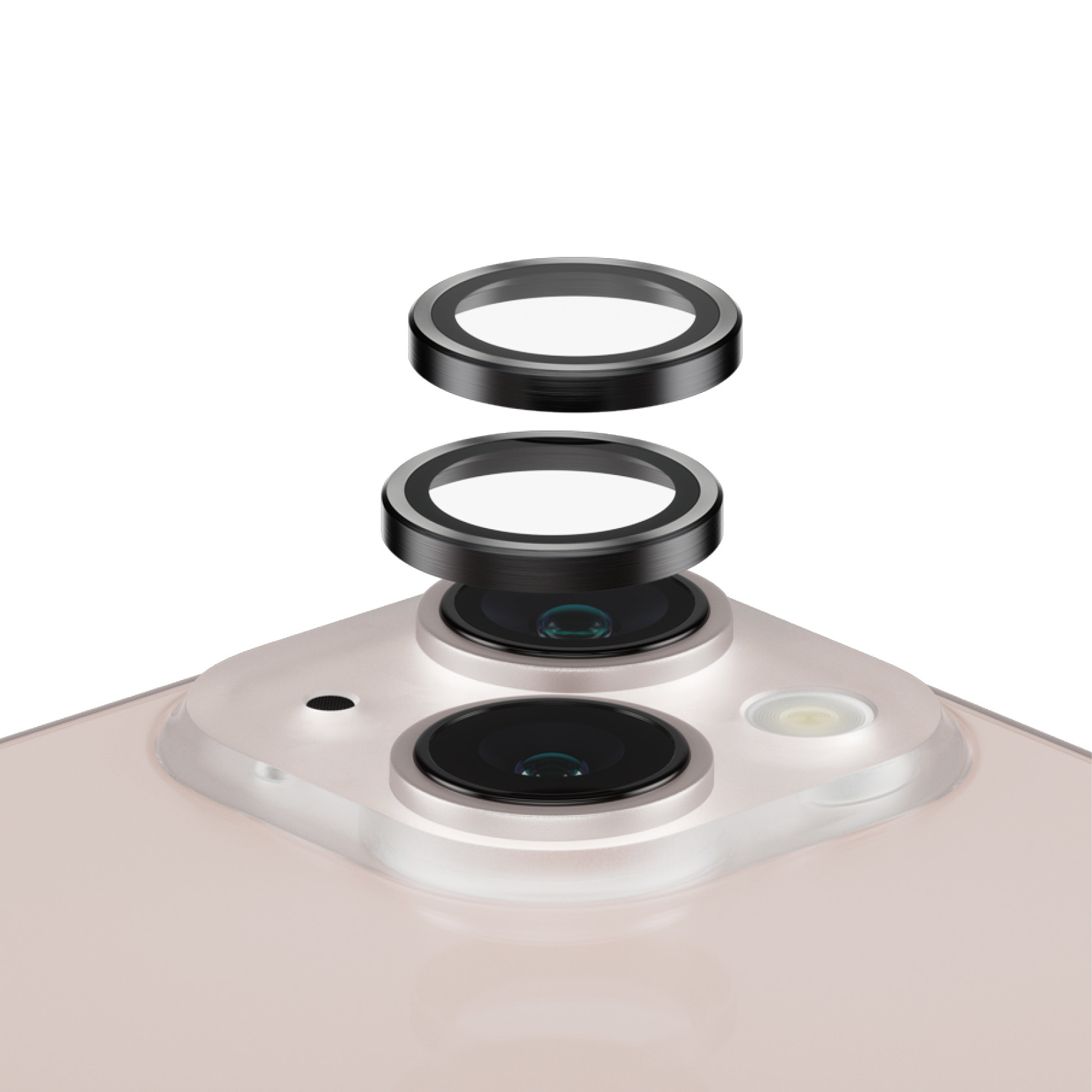 PanzerGlass ® Hoops® Camera Lens Protector Black iPhone 13 mini | 13