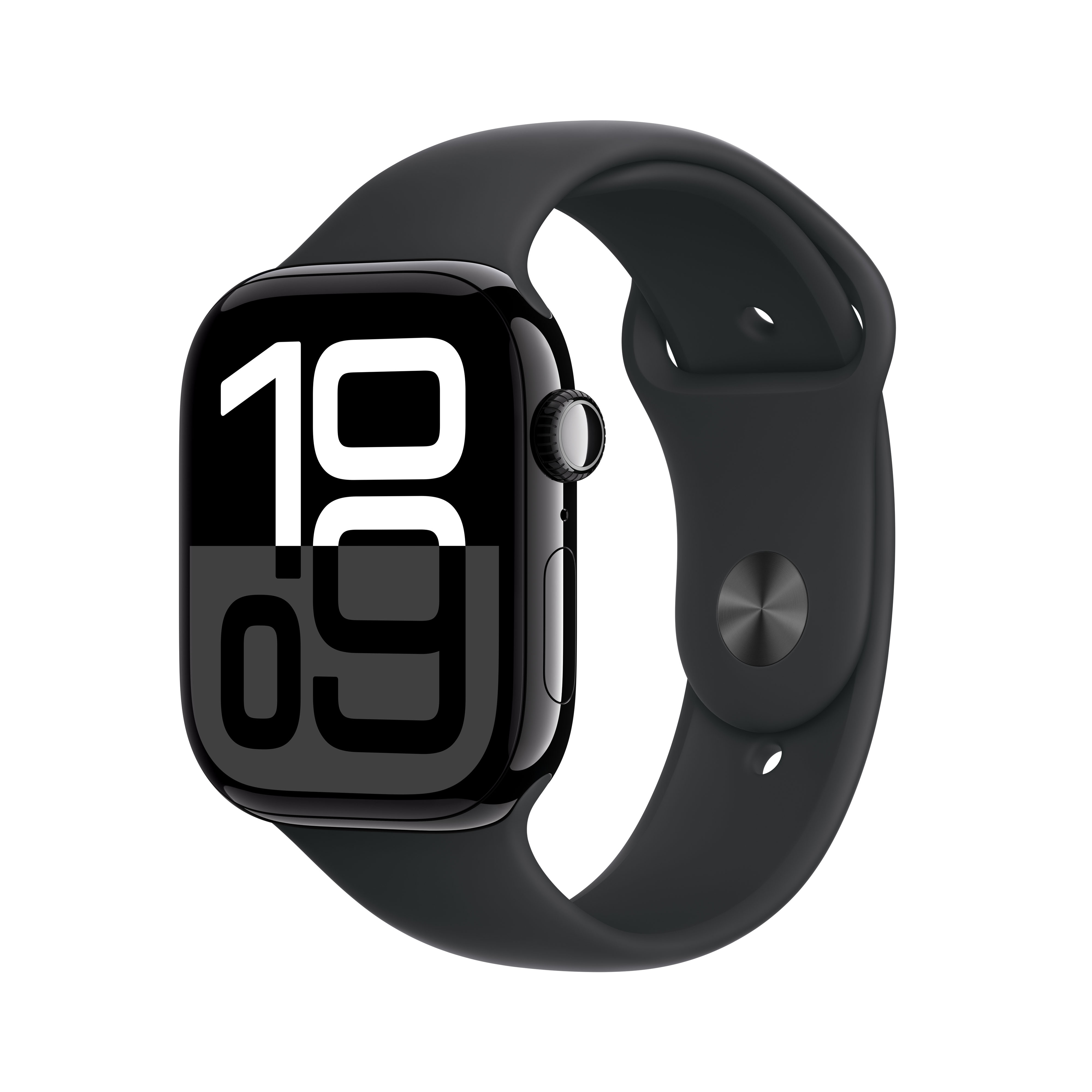 Apple Watch Series 10 (Demo) GPS 46mm Jet Black Aluminium Case with Black Sport Band - S/M