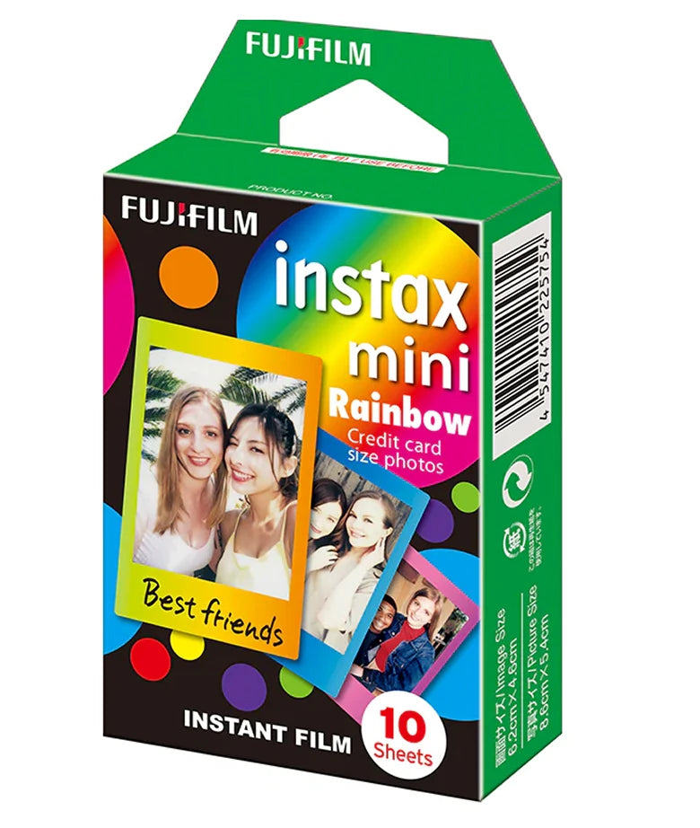 Fujifilm Instax Film mini 10 Shots - Rainbow instant picture film 10 pc(s) 54 x 86 mm