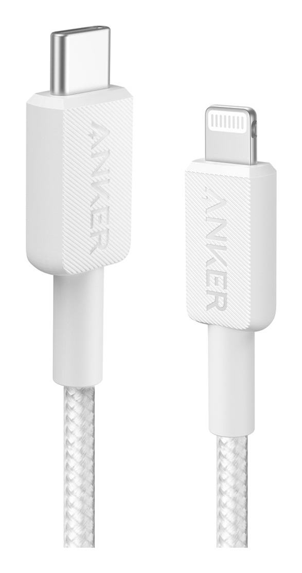 Anker Braided USB-C to Lightning Charging Cable 1.8 m, White