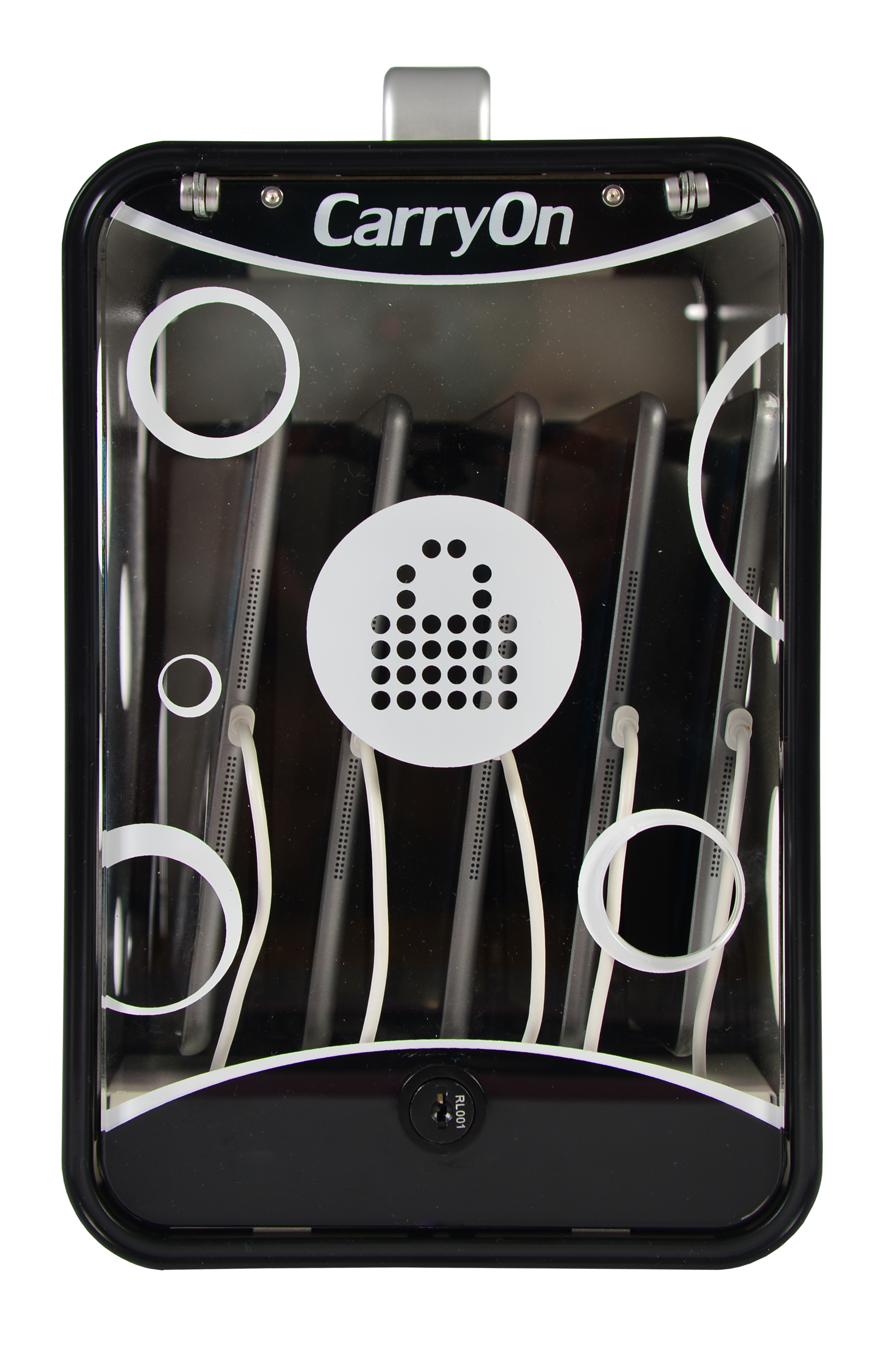 LocknCharge CarryOn USB-C Power Delivery Charging Station for 5 devices - Black