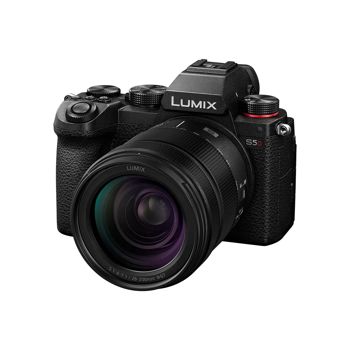 Panasonic Lumix S5D + S 28-200mm / F4-7.1 Zoom MILC Body 24.2 MP CMOS 6000 x 4000 pixels Black