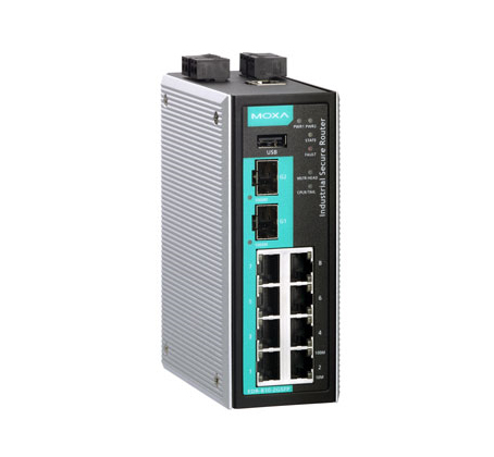 Moxa EDR-810 wired router Fast Ethernet Black