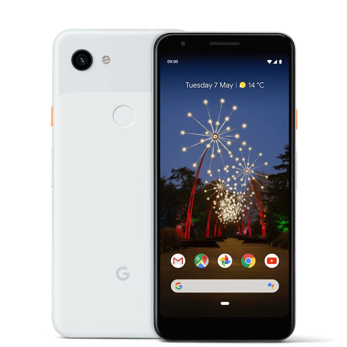 Google Pixel 3a Clearly White 14.2 cm (5.6") Dual SIM Android 9.0 4G USB Type-C 4 GB 64 GB 3000 mAh Black, White
