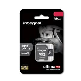 Integral 128GB MICRO SDXC CL10 UHS-1 U1 90 MB/S + ADAPTER