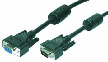 LogiLink 5m VGA VGA cable VGA (D-Sub) Black