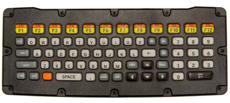 Zebra KYBD-QW-VC-01 mobile device keyboard QWERTY English Black
