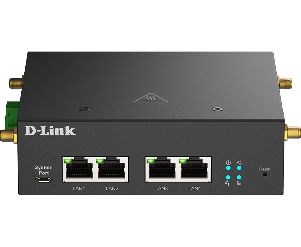 D-Link DWM-314-G wired router 4 Gigabit Ethernet Black