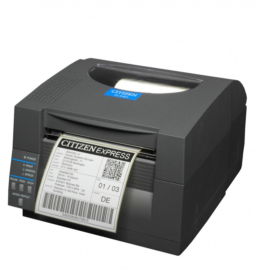 Citizen CL-S521II label printer Direct thermal 203 x 203 DPI 150 mm/sec Wired
