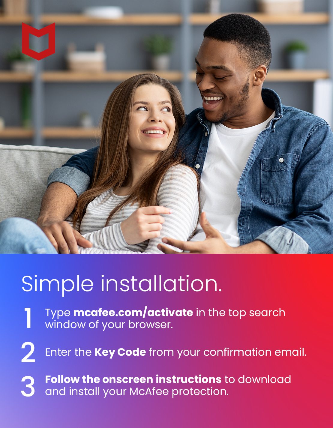 McAfee Total Protection Antivirus security 10 license(s) 1 year(s)