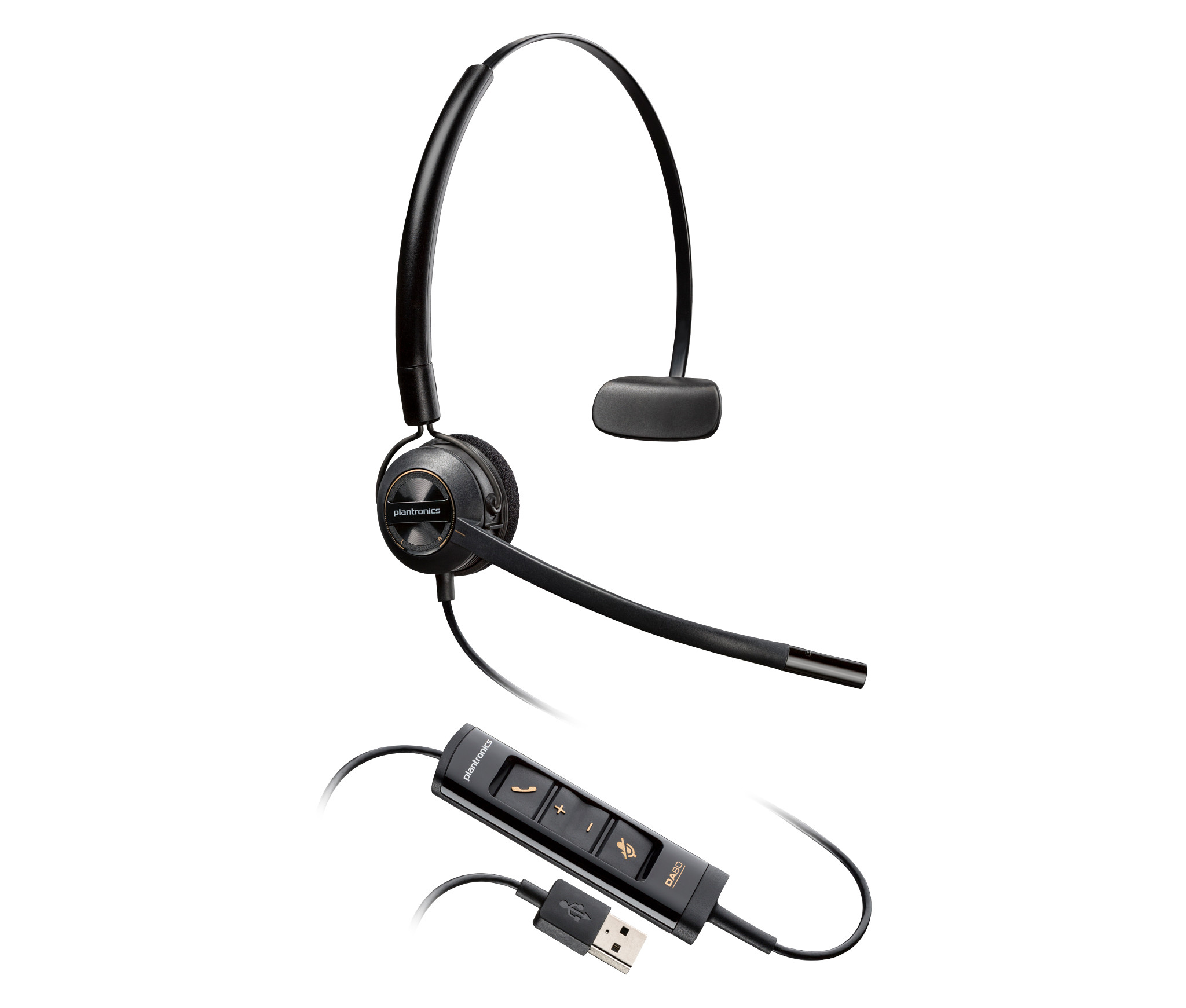 POLY EncorePro 545 USB-A Convertible Headset