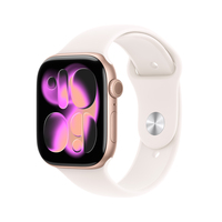Apple Watch Series 11 GPS (Demo) 46mm Rose Gold Aluminium Case with Light Blush Sport Band - M/L