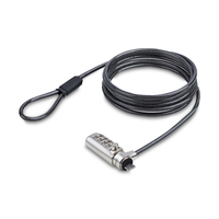 StarTech.com Slim Lock Nano Slot Compatible, 5ft/1.5m Locking Cable, Anti-Theft Security For Laptop/Notebook Computer, Cut-Resistant Steel Cable, 4-Digit Lock, TAA