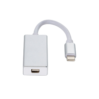 connektgear USB 3.1 Type C to Mini DP Active 4K Adapter - Male to Female - Thunderbolt and DP Compatible