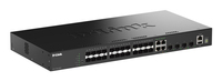 D-Link 28-Port Gigabit SFP Stackable Smart Managed Switch with 4 x Combo and 4 x 10G SFP+ Ports