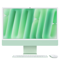 Apple iMac 24-inch with Retina 4.5K display: M4 chip with 10-core CPU and 10-core GPU, 24GB, 512GB SSD - Green