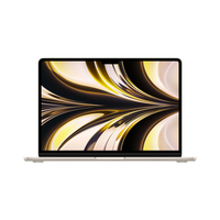 MacBook Air M2 13-inch, Starlight, 8-core CPU and 10-core GPU, 8GB memory, 512GB SSD, Backlit Magic Keyboard - British, 35W Dual USB-C Port Power Adapter, UK Power Supply