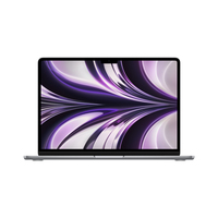 MacBook Air M2 13-inch, Space Grey, 8-core CPU and 8-core GPU, 8GB memory, 256GB SSD, Backlit Magic Keyboard - British, 30W USB-C Power Adapter, UK Power Supply