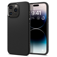 Spigen Liquid Air mobile phone case 17 cm (6.7") Cover Black