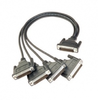 Moxa CBL-M44M25x4-50 serial cable DB44 DB25