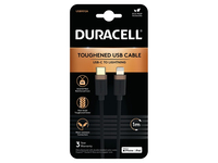 Duracell USB9012A lightning cable 1 m Black