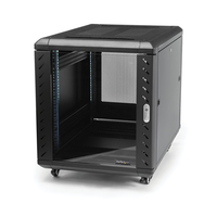 StarTech.com 12U Enterprise-Grade Server Rack Cabinet, 19in Enclosed 4-Post Rack with 29in (75cm) Mounting Depth and 1764lb (800kg) Weight Capacity