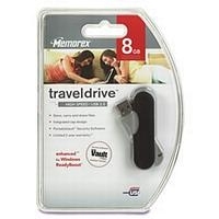 Memorex Travel Drive Capless 8GB USB flash drive Black