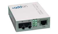 AddOn Networks Media Converter, 100Base-TX(RJ45) to 100Base-LX(ST) network media converter 100 Mbit/s 1310 nm Silver