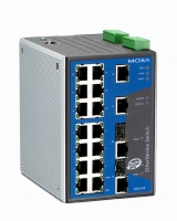 Moxa EDS-518A Managed Industri Switch L3+ Silver