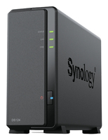 Synology DiskStation DS124 NAS/storage server Desktop Realtek RTD1619B 1 GB DDR4 0 TB DiskStation Manager Black