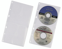 Durable 5203-19 Sleeve case 2 discs Transparent