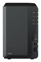 Synology DiskStation DS223 NAS Mini Tower Realtek RTD1619B 2 GB DDR4 24 TB HDD DiskStation Manager Black