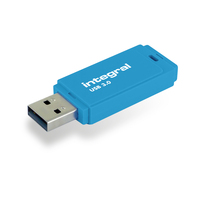 Integral 128GB USB3.0 DRIVE NEON BLUE UP TO R-120 W-30 MBS