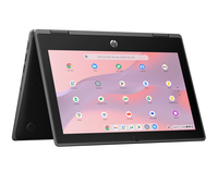 XMA HP Fortis x360 G5 with EDU Management licence Intel® N N100 Chromebook 29.5 cm (11.6") Touchscreen HD 4 GB LPDDR5-SDRAM 32 GB eMMC Wi-Fi 6E (802.11ax) ChromeOS Black