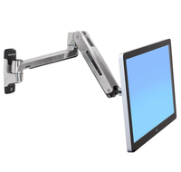 Ergotron LX HD Sit-Stand 116.8 cm (46") Wall Silver