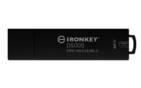 Kingston Technology IronKey 64GB D500S FIPS 140-3 Lvl 3 AES-256