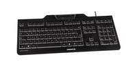 CHERRY KC 1000 SC keyboard Office USB Nordic Black