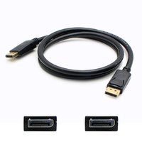 AddOn Networks 0A36537-AO-5PK DisplayPort cable 1.82 m Black