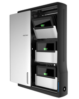 Ergotron DM12-1006-3 portable device management cart/cabinet Portable device management cabinet Black, Silver