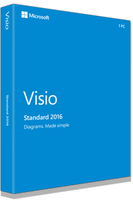 Microsoft Visio Standard 2016, 1u Graphic editor Open Value License (OVL) 1 license(s) 1 year(s)