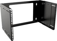 Lanview RAR210BL rack cabinet 6U Wall mounted rack Black