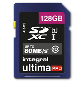 Integral 128GB SDXC CL10 UHS 1 U1 80 MB/S